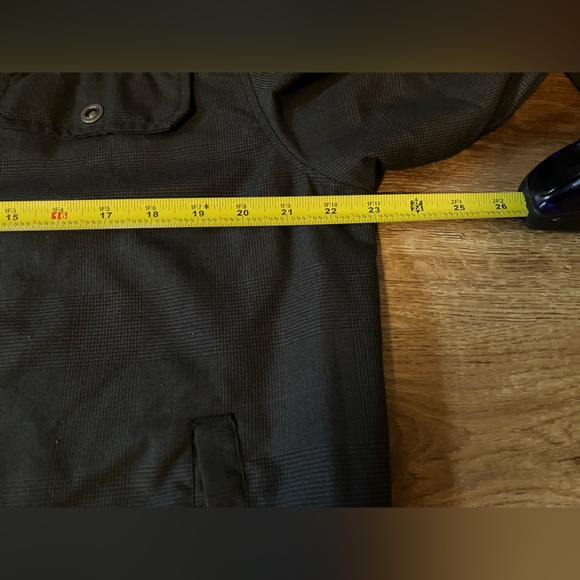 Yago Men Bomber Zip Up Jacket Size Large Black, Brown - Picture 10 of 12